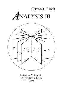 ANALYSIS III