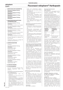 Fluconazol-ratiopharm® Hartkapseln