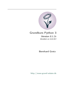 Grundkurs Python 3 - Grund