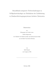 Monolithisch integrierte Treiberschaltungen in Si