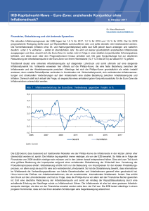IKB-Kapitalmarkt-News – Euro-Zone: anziehende Konjunktur ohne