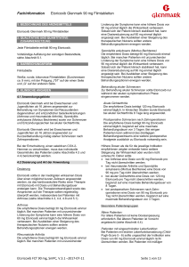 Fachinformation Etoricoxib Glenmark 90 mg Filmtabletten Etoricoxib