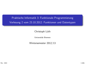 Praktische Informatik 3 (WS 2012/13) - informatik.uni