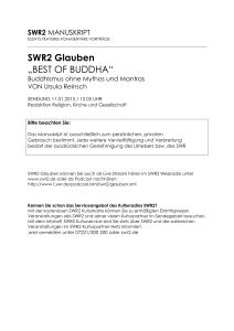 SWR2 Glauben „BEST OF BUDDHA“