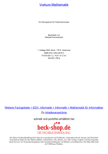 Vorkurs Mathematik - ReadingSample - Beck-Shop