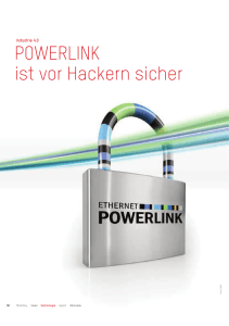 POWERLINK ist vor Hackern sicher