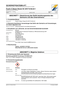 Sicherheitsdatenblatt SX AR-P 8100.04/1 (de-DE)