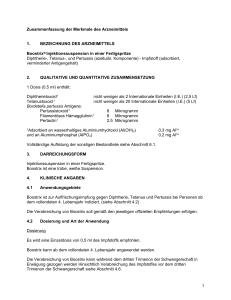 Zusammenfassung der Merkmale des Arzneimittels/SPC