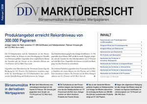 marktübersicht - Deutscher Derivate Verband
