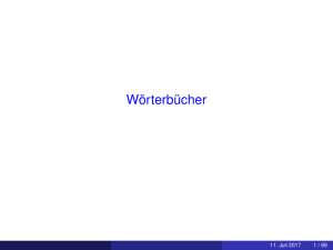 Wörterbücher