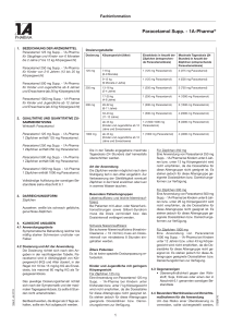 Paracetamol Supp. - 1A