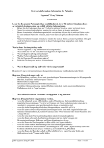 Hygroton® 25 mg - mibe GmbH Arzneimittel