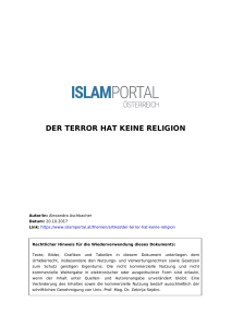 der terror hat keine religion