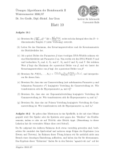 Blatt 10 - Institut für Informatik