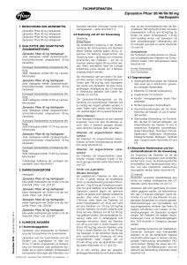 Ziprasidon Pfizer 20/40/60/80 mg Hartkapseln
