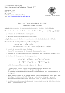 Blatt 8 zur Theoretischen Physik III, SS2017
