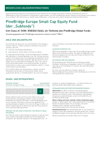 PineBridge Europe Small Cap Equity Fund Unit Class A1