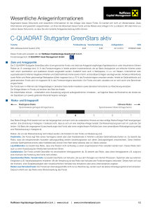 C-QUADRAT Stuttgarter GreenStars aktiv