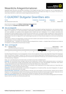 C-QUADRAT Stuttgarter GreenStars aktiv