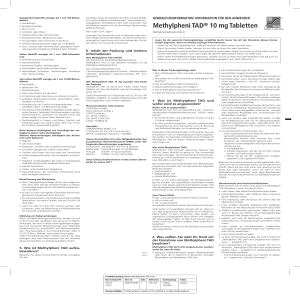 Methylpheni TAD® 10 mg Tabletten