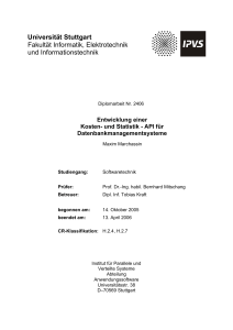 Universität Stuttgart Fakultät Informatik, Elektrotechnik und