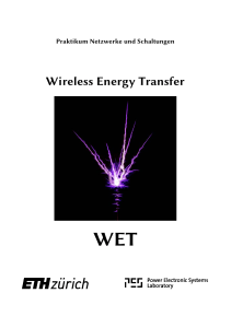 Praktikum Netzwerke und Schaltungen -- Wireless