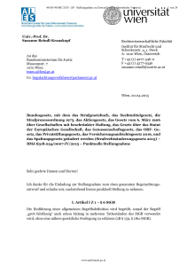 Stellungnahme zu Entwurf (elektr. übermittelte Version) / PDF, 328 KB