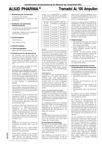 Tramadol AL 100 Ampullen - SRZ