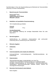 Ursocain - Serumwerk Bernburg AG