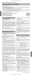 Memantin HEXAL® 10 mg Filmtabletten