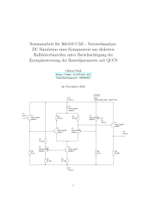 Seminararbeit für 360.019 CAE - Netzwerkanalyse