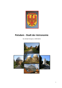 Potsdam - Stadt der Astronomie