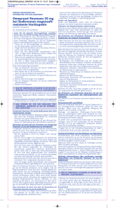 Omeprazol Heumann 20 mg bei Sodbrennen magensaft
