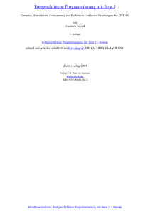 Fortgeschrittene Programmierung mit Java 5 - Nowak - Beck-Shop
