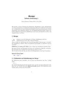 Arrays