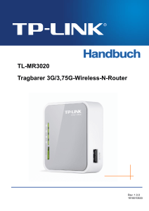 TL-MR3020 Tragbarer 3G/3,75G-Wireless-N