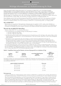 Wichtige Informationen zur Risikominimierung für Ärzte