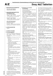 Doxy AbZ Tabletten