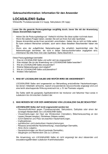 LOCASALEN® Salbe - Carinopharm GmbH