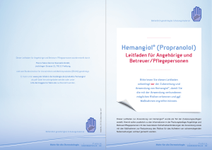 Hemangiol® (Propranolol)
