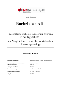 Bachelorarbeit - DHBW Stuttgart