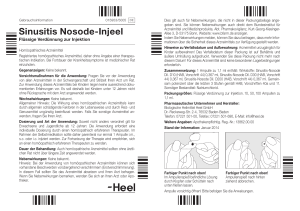 Sinusitis Nosode-Injeel® Ampullen - shop