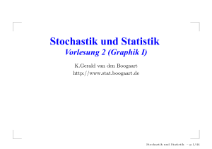 Stochastik und Statistik - K. Gerald van den Boogaart