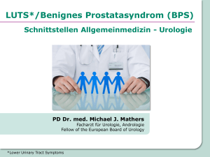 LUTS / Benignes Prostatasyndrom (BPS) - CME