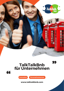 TalkTalkBnb für Unternehmen
