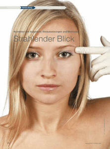 Strahlender Blick