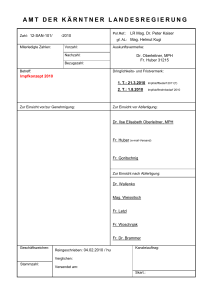 amt der kärntner landesregierung