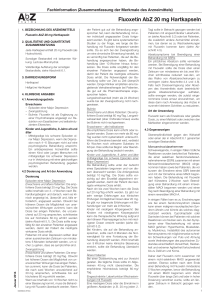 Fluoxetin AbZ 20 mg Hartkapseln - AbZ