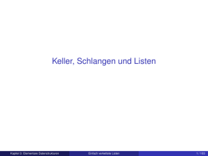 Elementare Datenstrukturen