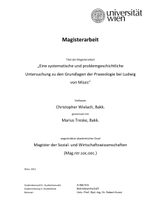 Magisterarbeit - E-Theses